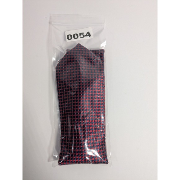 NAUTICA 100% Silk Tie Men's Satin Red And Blue‎  Necktie 3"X58" EUC - Picture 6 of 6